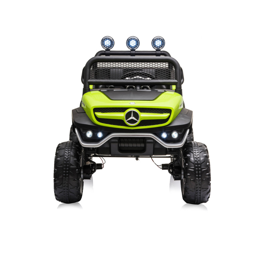 Eлектрически джип Mercedes UNIMOG зелен EVA гуми