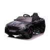 Електрическа кола BMW M5 с EVA гуми и кожена седалка черна