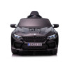 Електрическа кола BMW M5 с EVA гуми и кожена седалка черна