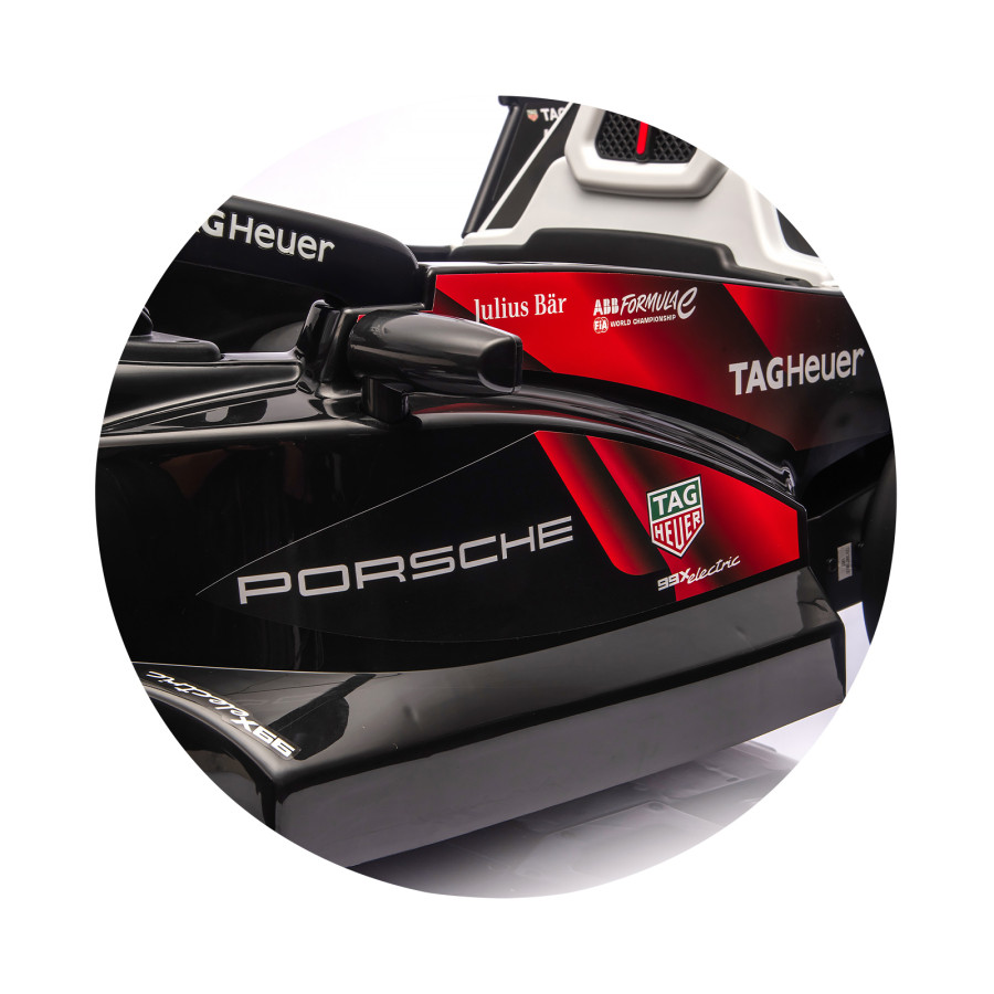 Електрическа кола Formula E Porsche червена