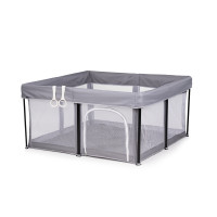 Кошара за игра Vibe 120/120 см сгъваема сива