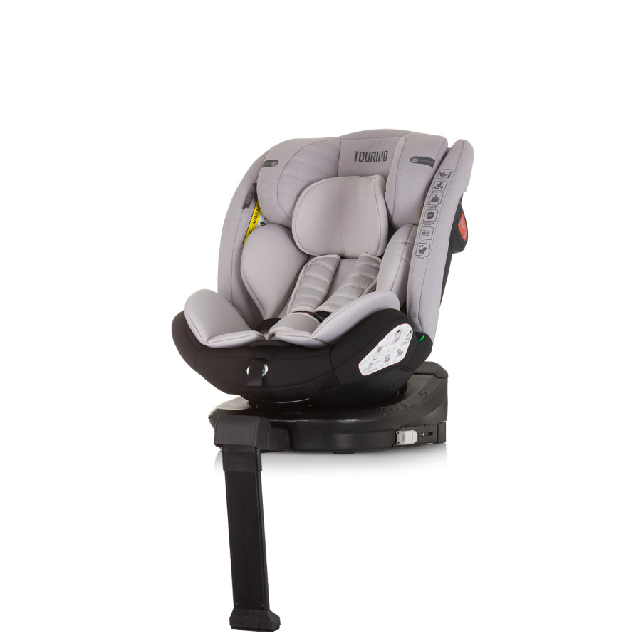 Столче за кола 360 I-size 40-150 Торино пепелно сиво