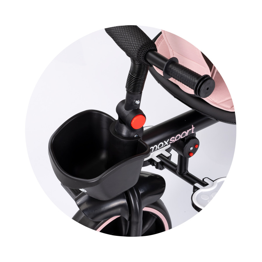 Триколка със сенник Max Sport маршмелоу Триколка със сенник Max Sport маршмелоу