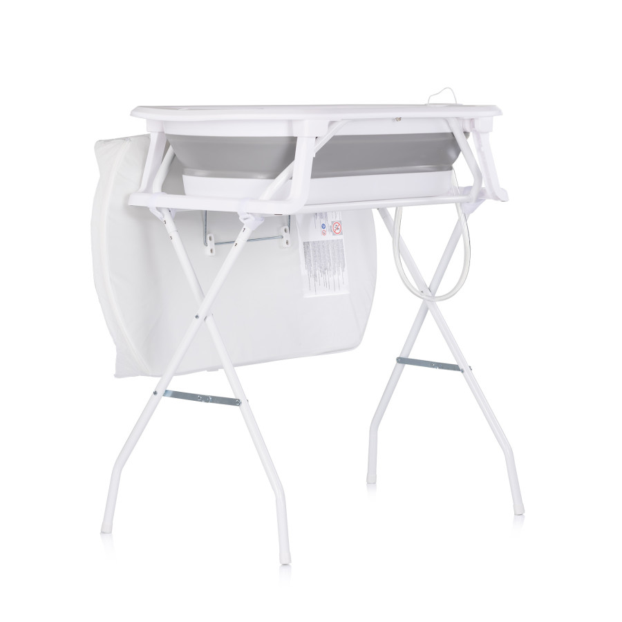 Вана със стойка и подложка Соната сива