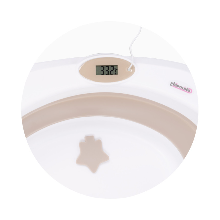 Вана със стойка и подложка Соната сива