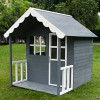 Дървена детска къща 139x143.5x149 см за игри на открито