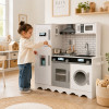 Детска дървена кухня с течаща вода 97x30x94 см