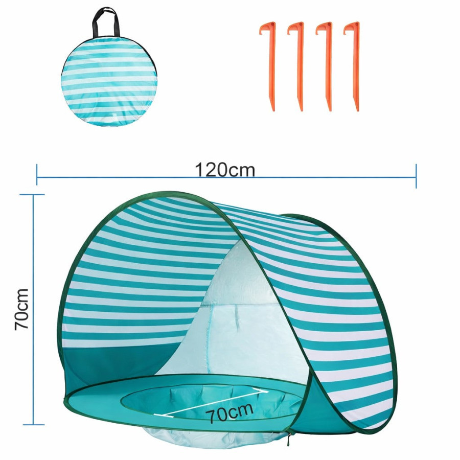 Детска Pop-Up палатка за игра с UV защита 50+ 120×80×70 см
