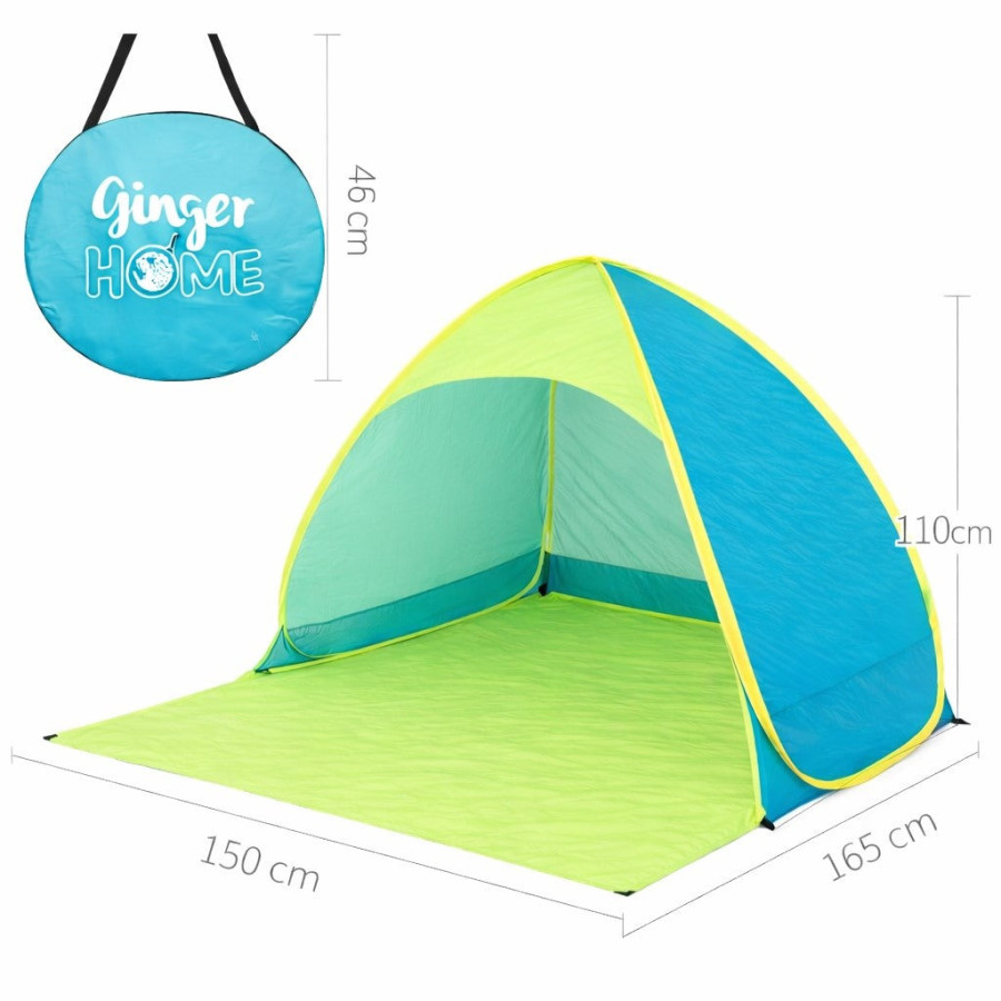 Детска сгъваема Pop-Up палатка с UV Защита 50+ 165×150×110 см