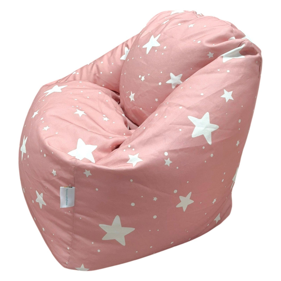 Детски пуф барбарон Little Stars 100% памук 55x44x55 см