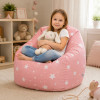 Детски пуф барбарон Little Stars 100% памук 55x44x55 см