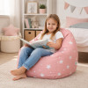 Детски пуф барбарон Little Stars 100% памук 55x44x55 см