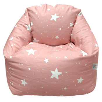 Детски пуф барбарон Little Stars 100% памук 55x44x55 см