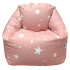 Детски пуф барбарон Little Stars 100% памук 55x44x55 см