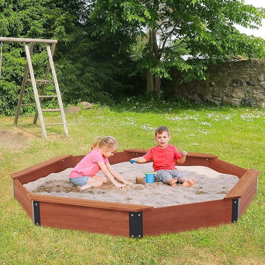 Голям детски пясъчник Ginger Home 199х199х23 см