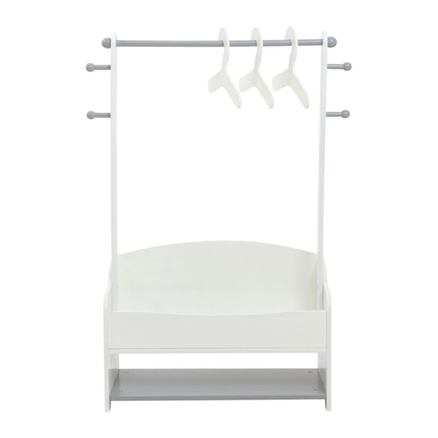 Дървена стойка за детски дрехи White and Grey