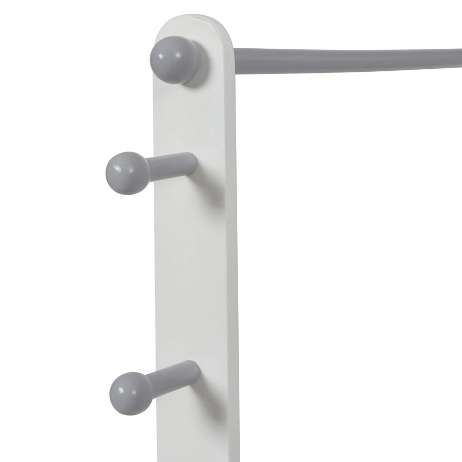 Дървена стойка за детски дрехи White and Grey