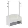 Дървена стойка за детски дрехи White and Grey