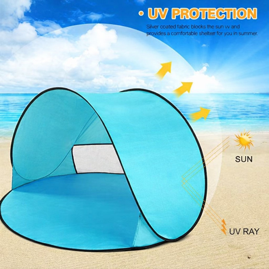 Детска сгъваема Pop-Up палатка за игра с UV защита 50+ кръгла 150×150×90 см