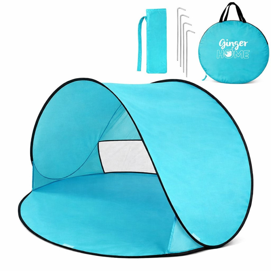 Детска сгъваема Pop-Up палатка за игра с UV защита 50+ кръгла 150×150×90 см