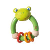 Бебешка дървена играчка Жаба