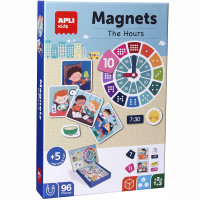 Магнитна дидактична игра Научи часовника 97 части