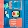 Настолна игра Здравей, ваканция с 3D кола и цветове 2+ години