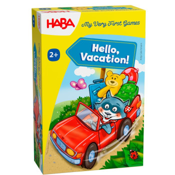 Настолна игра Здравей, ваканция с 3D кола и цветове 2+ години