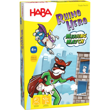 Забавна настолна игра Рино Героят - Открий близнака (4+ години)