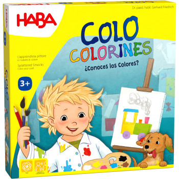 Детска настолна игра Цветни петна (3-6 години)