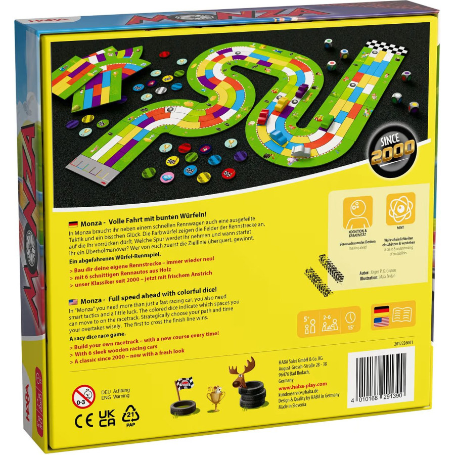 Настолна стратегическа игра със зарове Формула 1 Monza New 5+ години