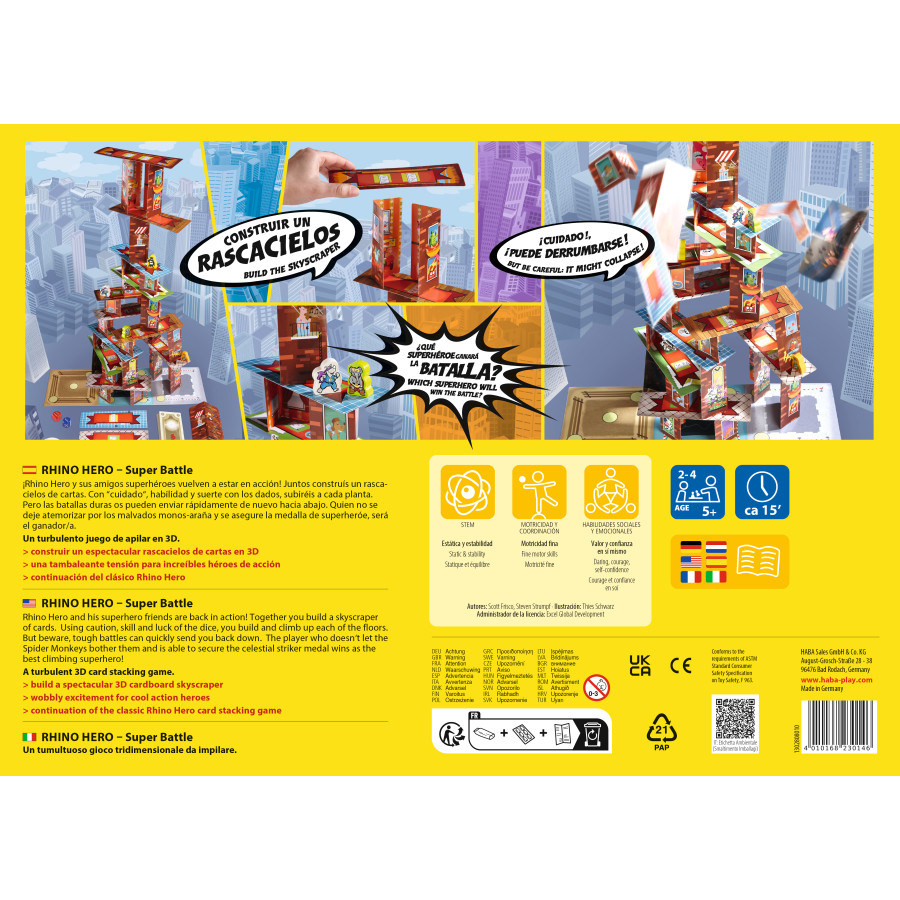 Забавна настолна игра Битката на Рино 5+