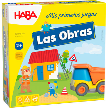Кооперативна настолна игра Строим дом с играчка камион (2+)
