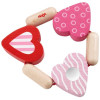 Бебешка дървена играчка Hearts Бебешка дървена играчка Hearts