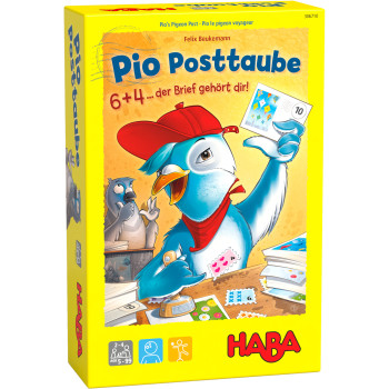 Настолна игра за смятане Пощата и гълъба, Числа 1-20, 5+ години