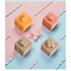 Сензорни меки кубчета с животни и числа 12 броя