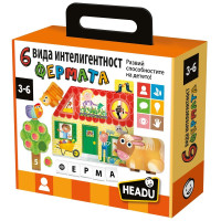 Монтесори игра за 6 вида интелигентност Фермата 3–6 години
