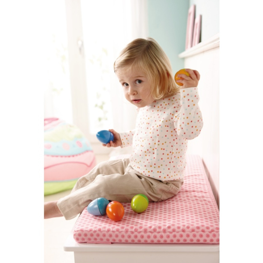 Комплект дървени музикални яйца 5 броя (2+ г.)