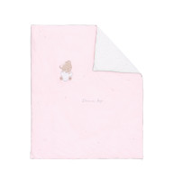 Олекотена завивка от ранфорс с цип Dream Big Pink