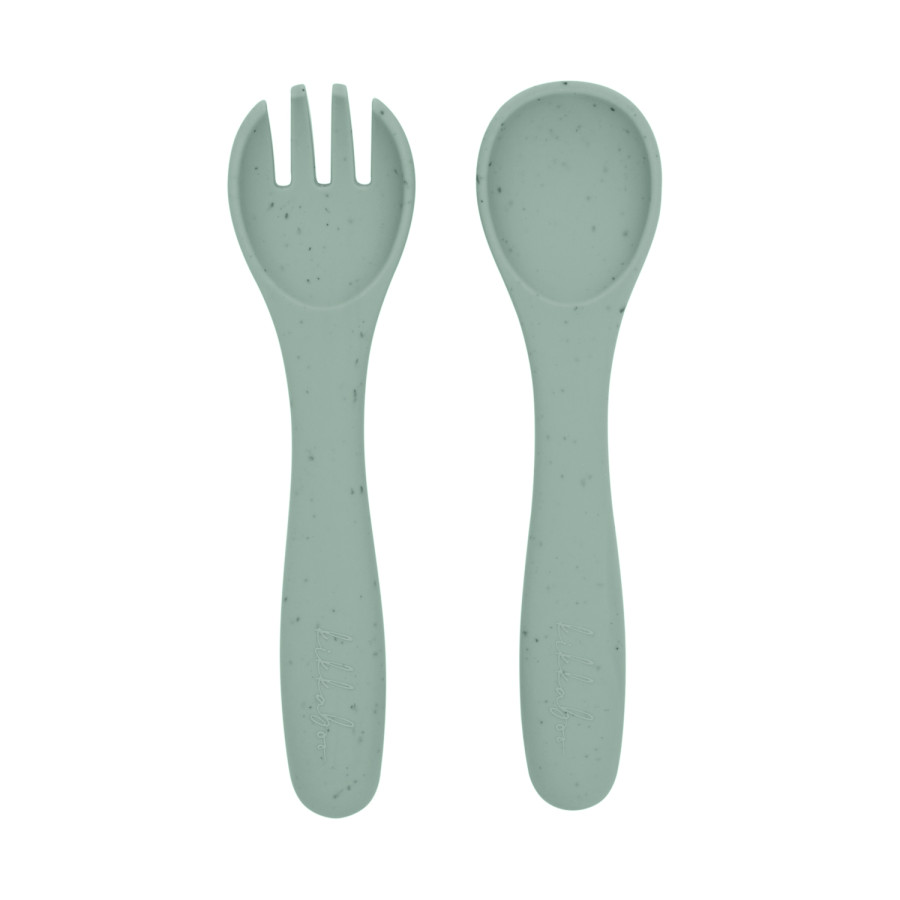 Сет вилица и лъжица Platinum Silicone Sage