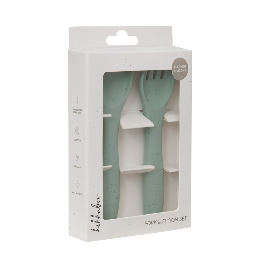 Сет вилица и лъжица Platinum Silicone Sage