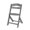 Дървен стол за храненe Nordy Dark Grey