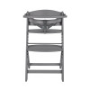 Дървен стол за храненe Nordy Dark Grey