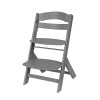 Дървен стол за храненe Nordy Dark Grey