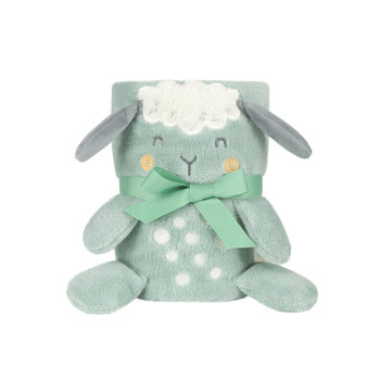 Бебешко одеяло с 3D бродерия Sleepy Sheep