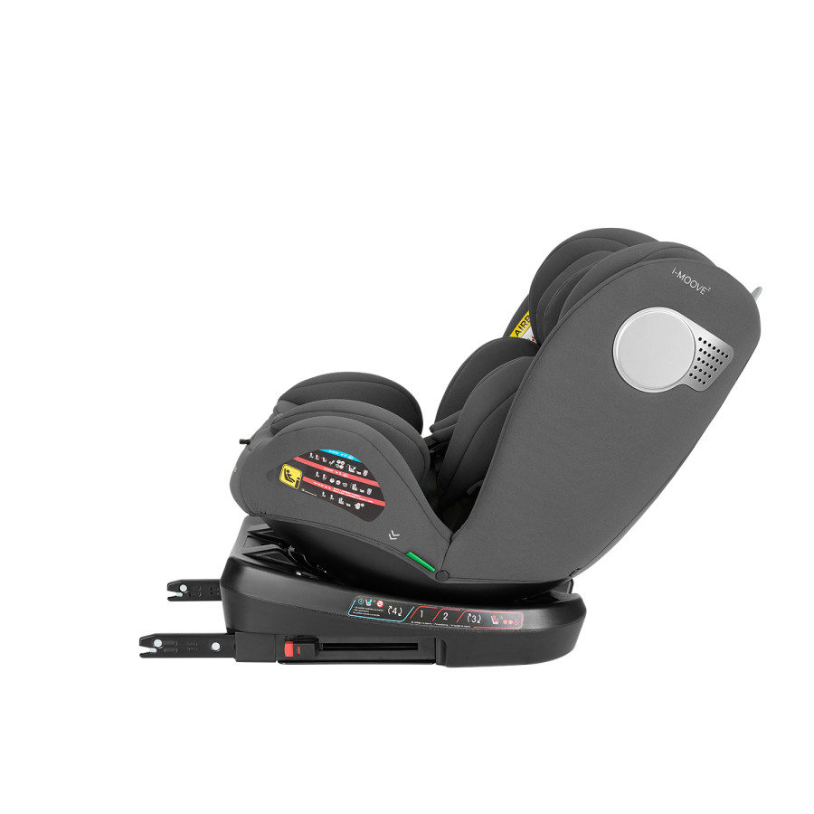 Стол за кола 40-150 см i-Moove 2 i-SIZE Dark Grey