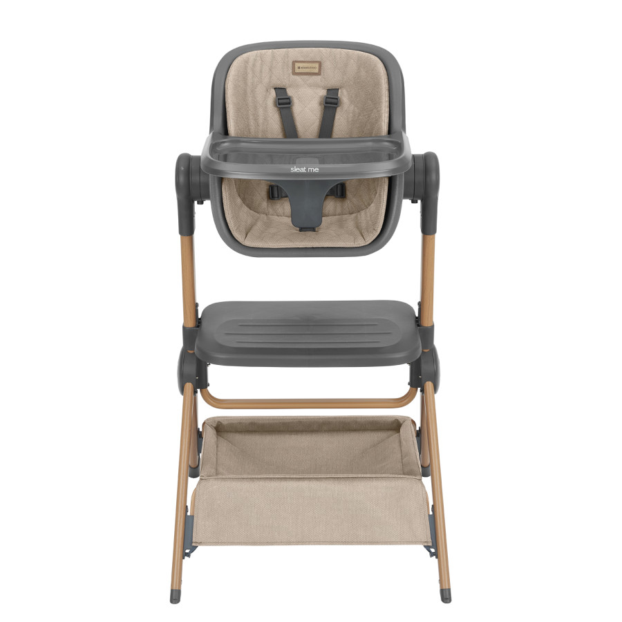2в1 Мини кошара + стол за хранене Sleat Me Beige
