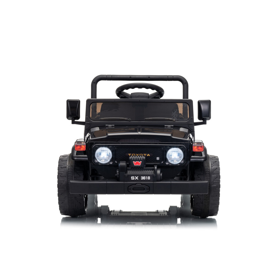 Акумулаторна кола Licensed Toyota Land Cruiser FJ45 Pick Up Black
