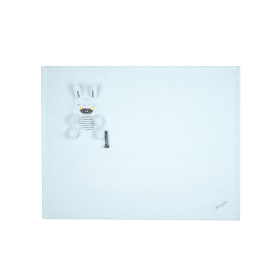 Бебешко одеяло с 3D бродерия Stripy Friends