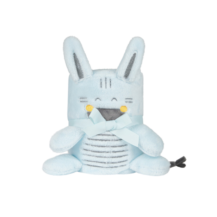 Бебешко одеяло с 3D бродерия Stripy Friends